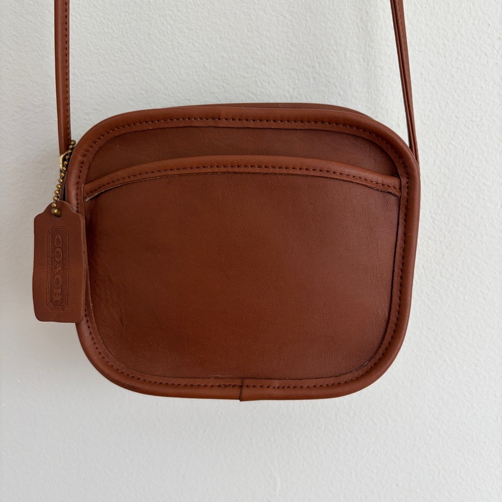 Coach Small Saddle Crossbody Bag - Cognac Brown Coach No. M5D-9935